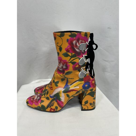 Tanya Taylor 'Marta' Yellow Boot Size 8 - Picture 2 of 5